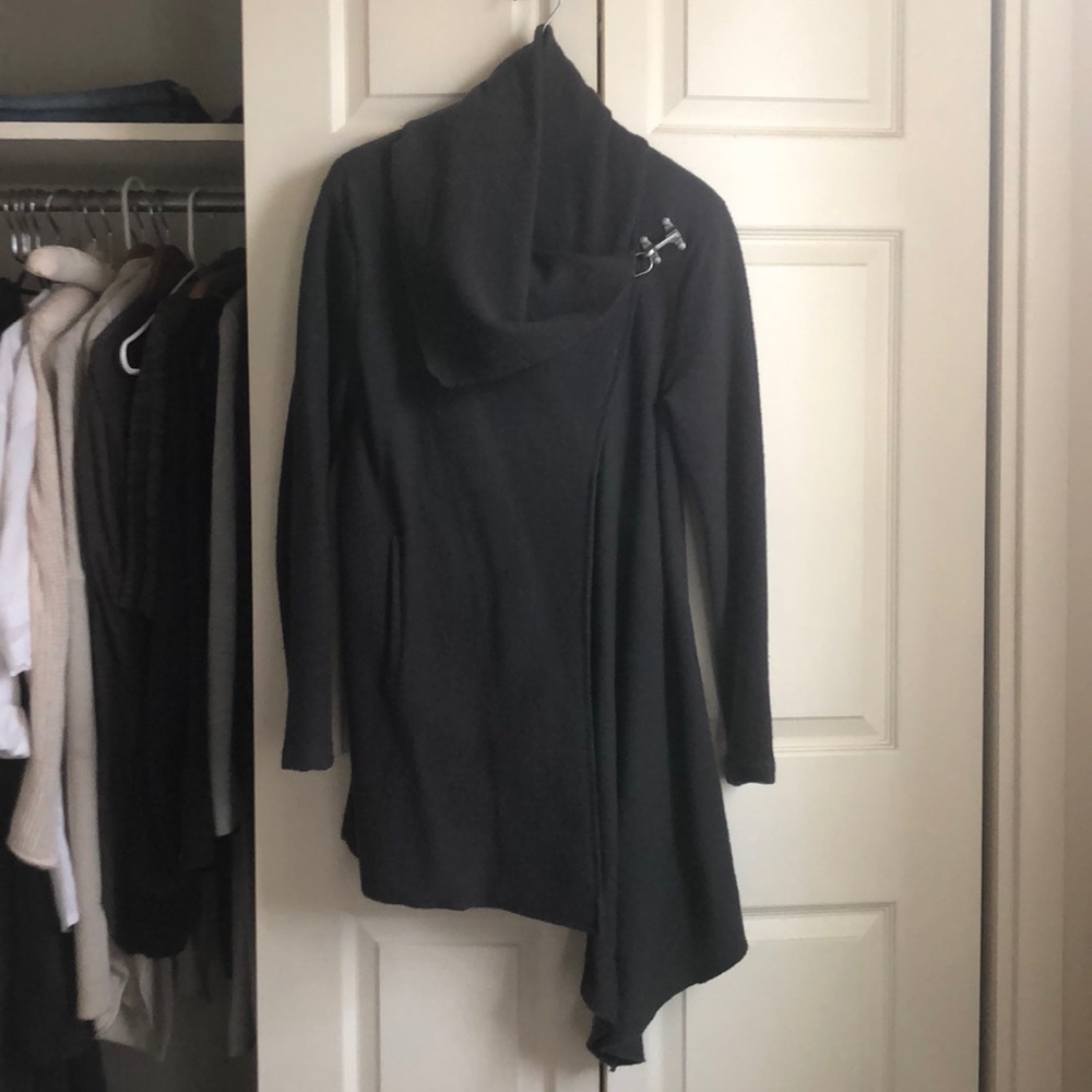 Garnet Hill Boiled wool wrap coat